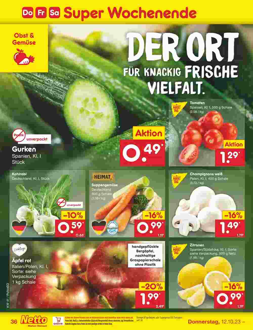 Netto Marken-Discount Prospekt (ab 09.10.2023) zum Blättern - Seite 38