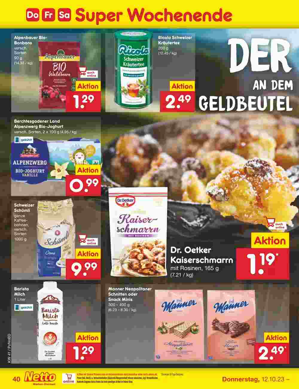 Netto Marken-Discount Prospekt (ab 09.10.2023) zum Blättern - Seite 42