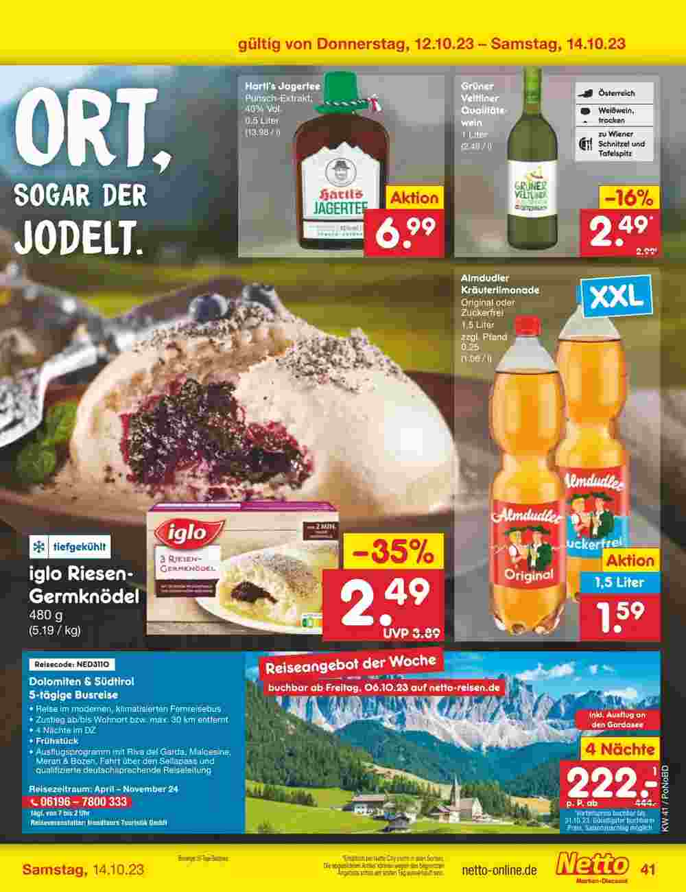 Netto Marken-Discount Prospekt (ab 09.10.2023) zum Blättern - Seite 43