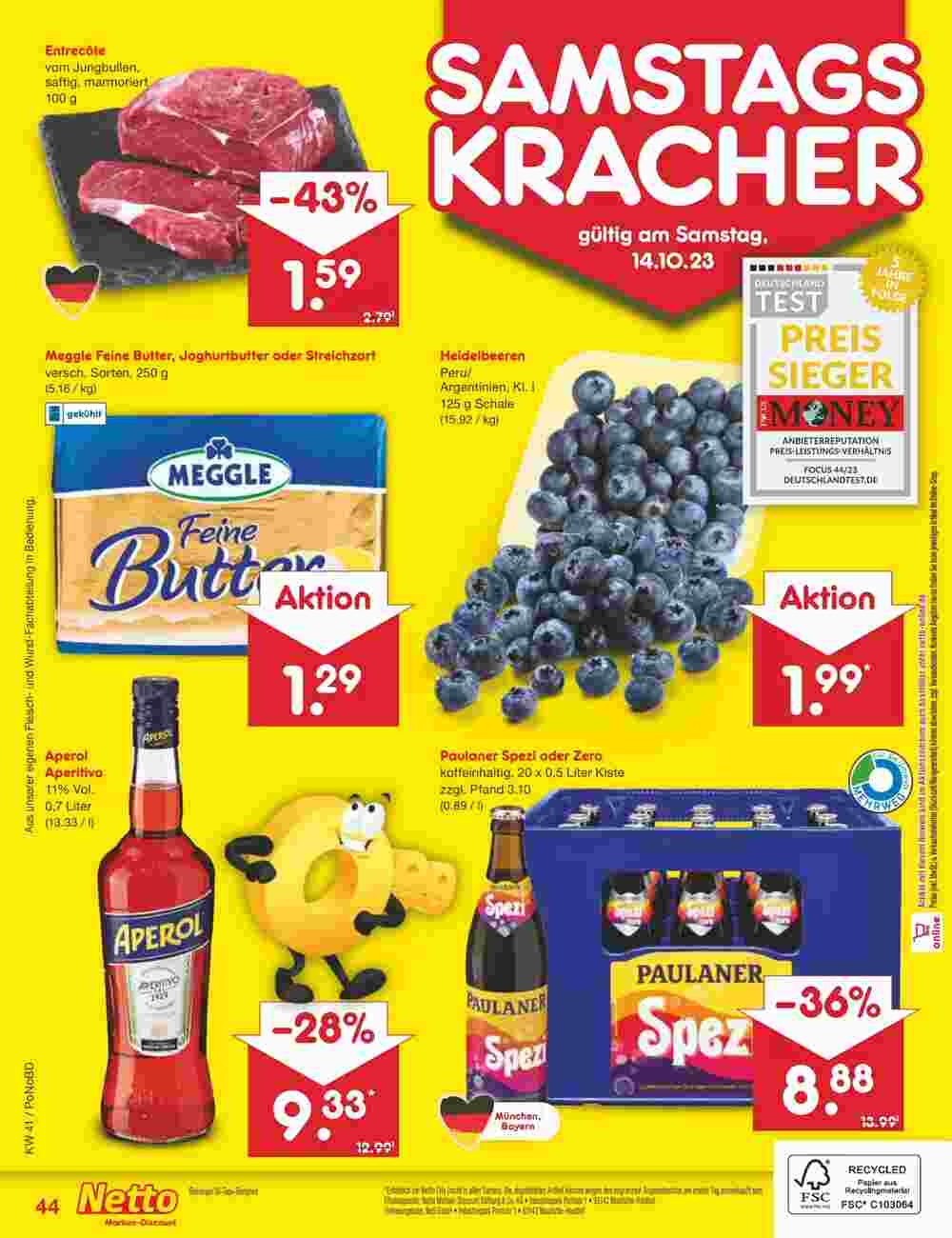 Netto Marken-Discount Prospekt (ab 09.10.2023) zum Blättern - Seite 46