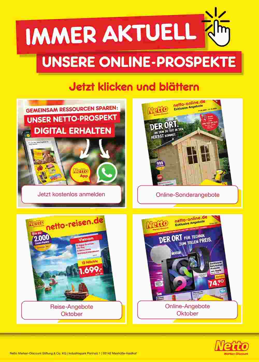 Netto Marken-Discount Prospekt (ab 09.10.2023) zum Blättern - Seite 55