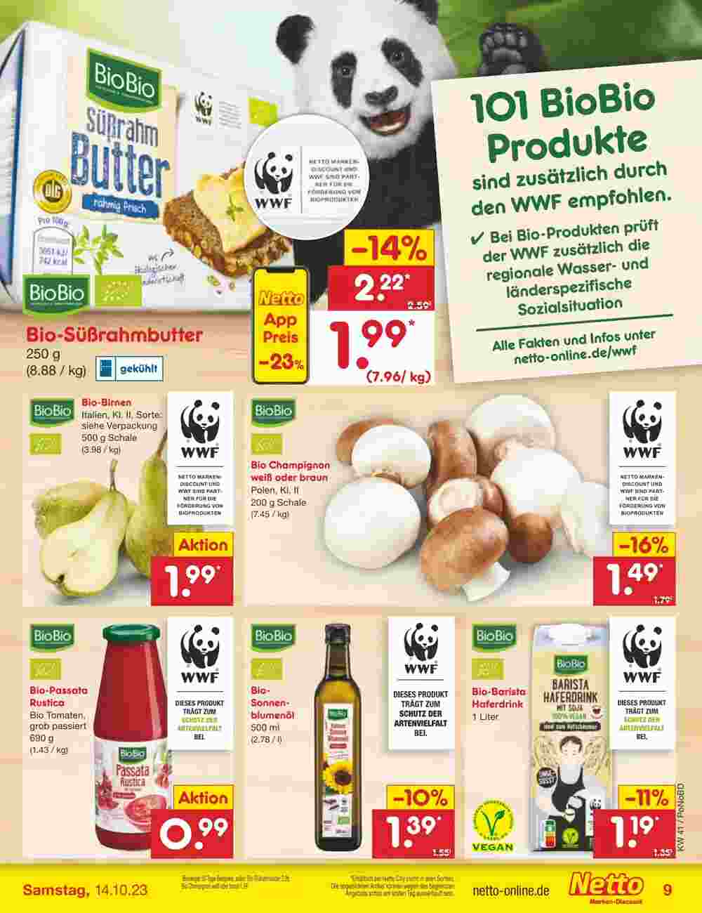 Netto Marken-Discount Prospekt (ab 09.10.2023) zum Blättern - Seite 9