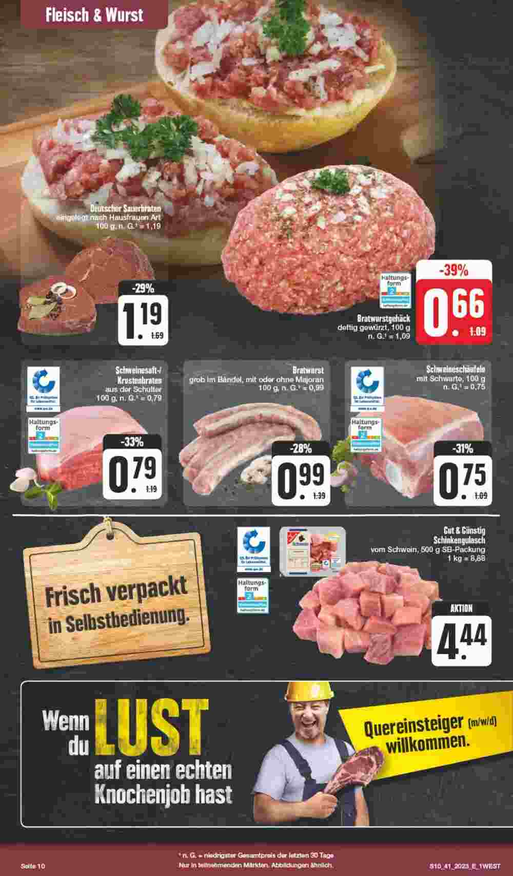 Edeka Spiegel Prospekt (ab 09.10.2023) zum Blättern - Seite 10