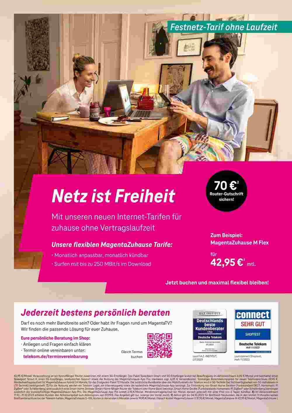 Telekom Shop Prospekt (ab 10.10.2023) zum Blättern - Seite 3