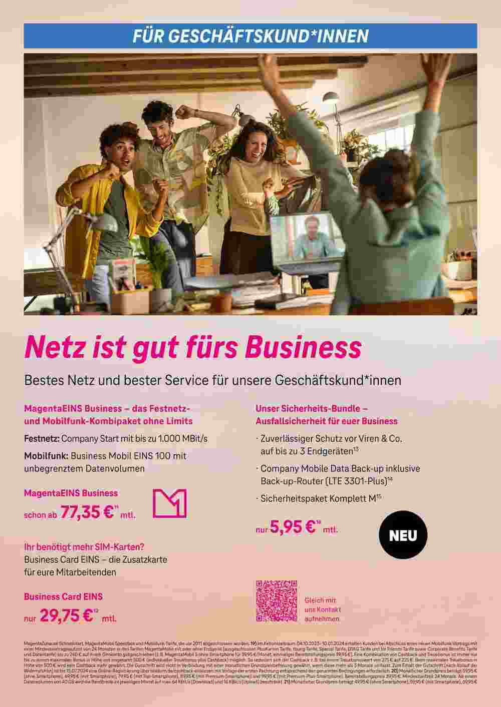 Telekom Shop Prospekt (ab 10.10.2023) zum Blättern - Seite 8