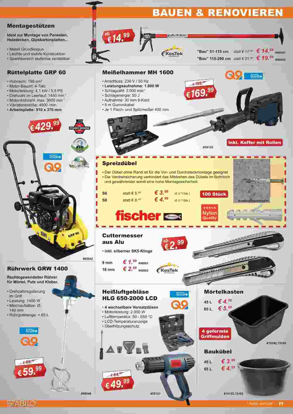 Stabilo Fachmarkt Prospekt (ab 11.10.2023) zum Blättern - Seite 11