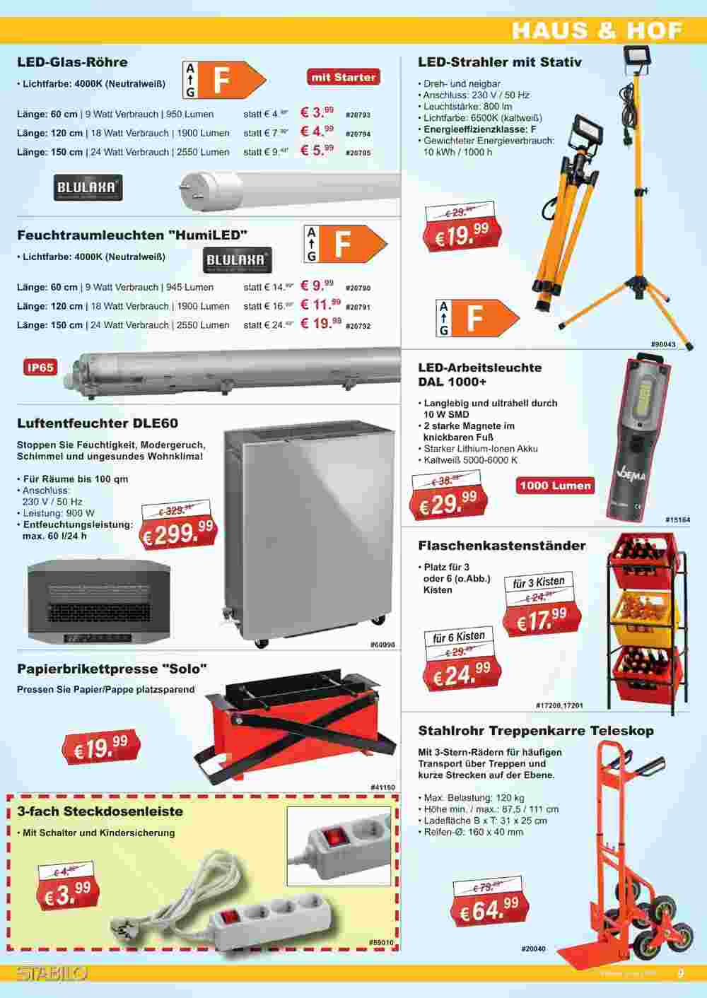 Stabilo Fachmarkt Prospekt (ab 11.10.2023) zum Blättern - Seite 9