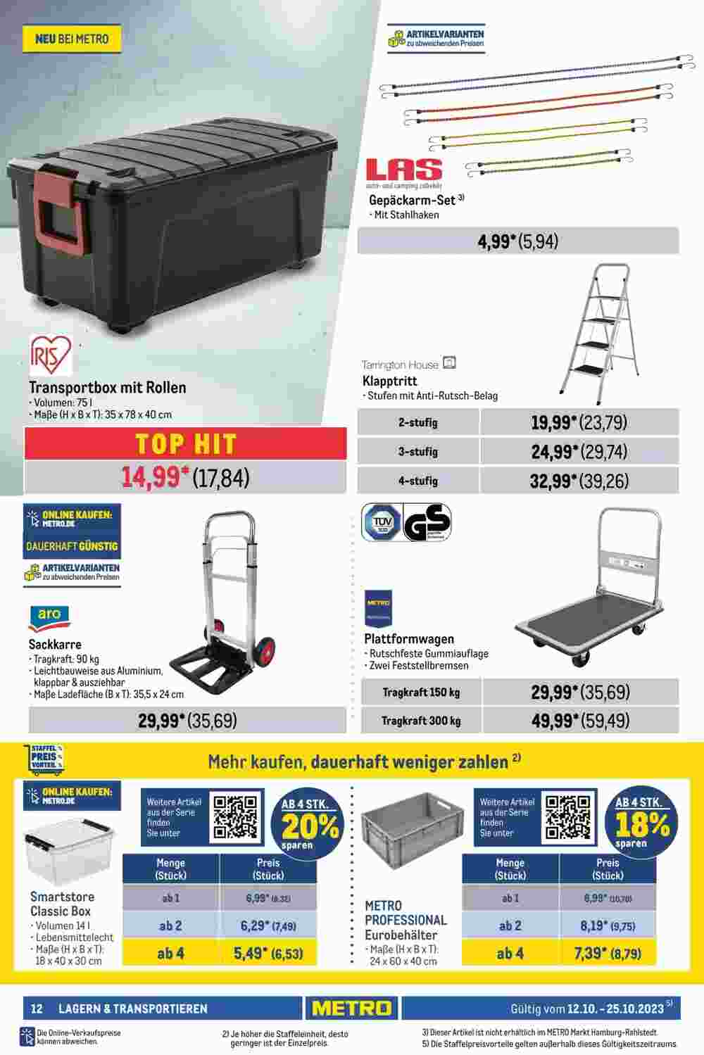 METRO Prospekt (ab 12.10.2023) zum Blättern - Seite 12