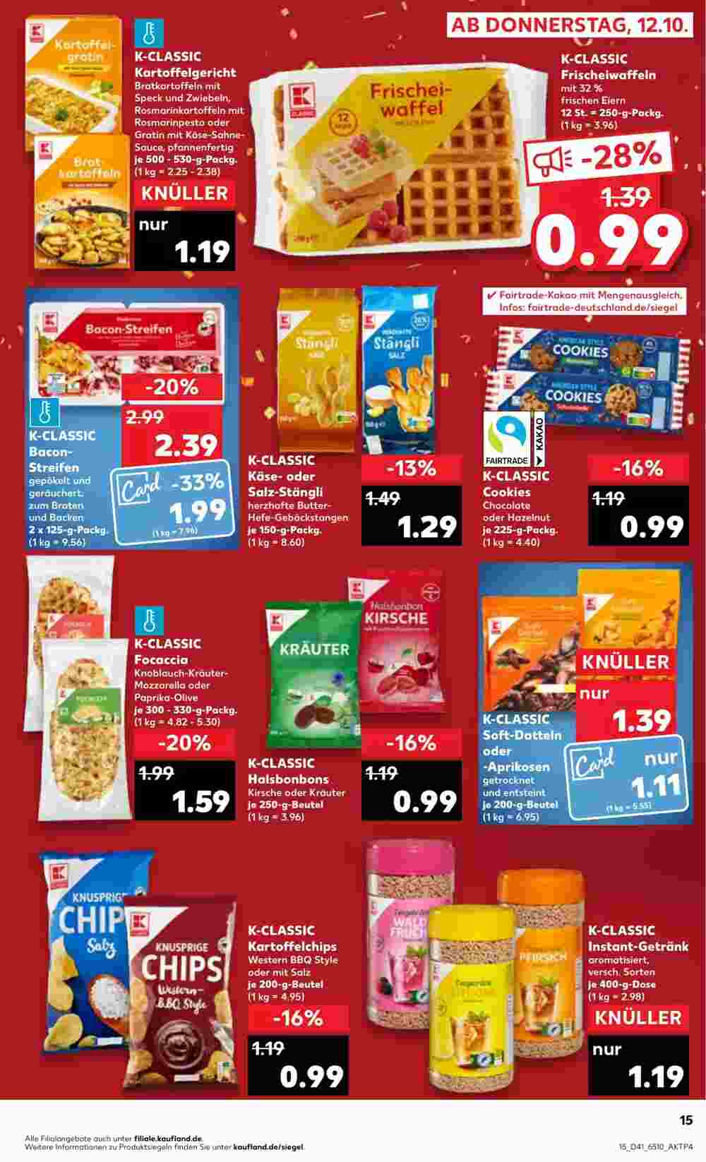 Kaufland Prospekt (ab 12.10.2023) zum Blättern - Seite 15