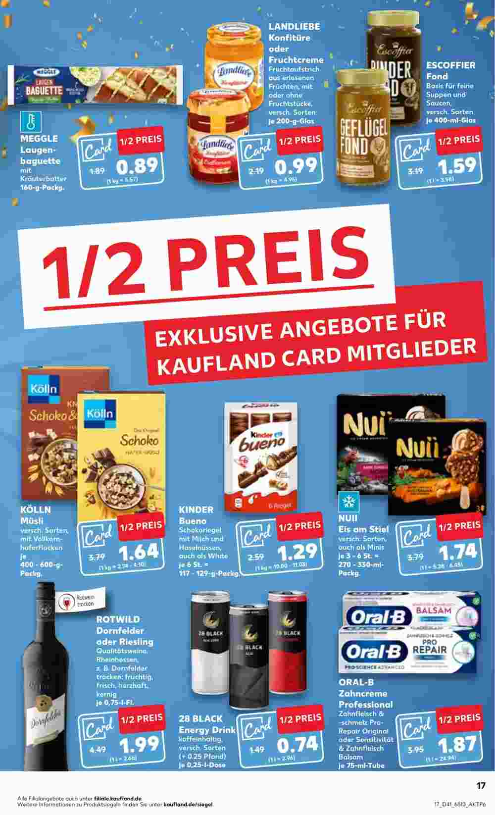 Kaufland Prospekt (ab 12.10.2023) zum Blättern - Seite 17