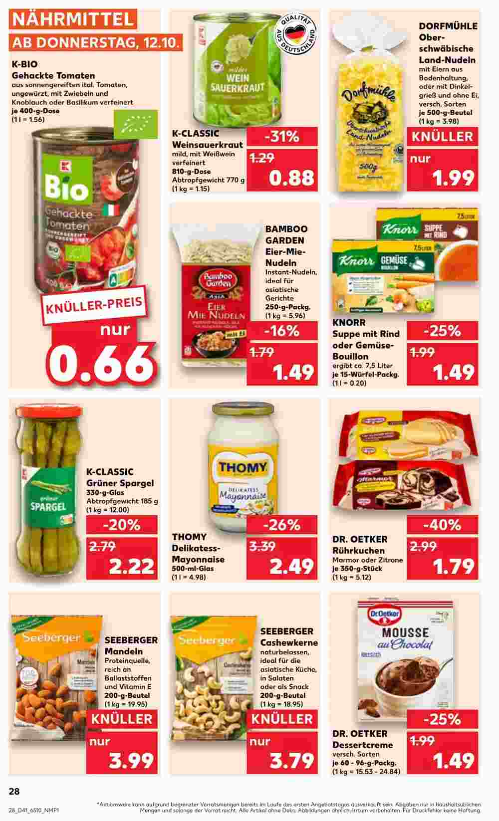 Kaufland Prospekt (ab 12.10.2023) zum Blättern - Seite 28