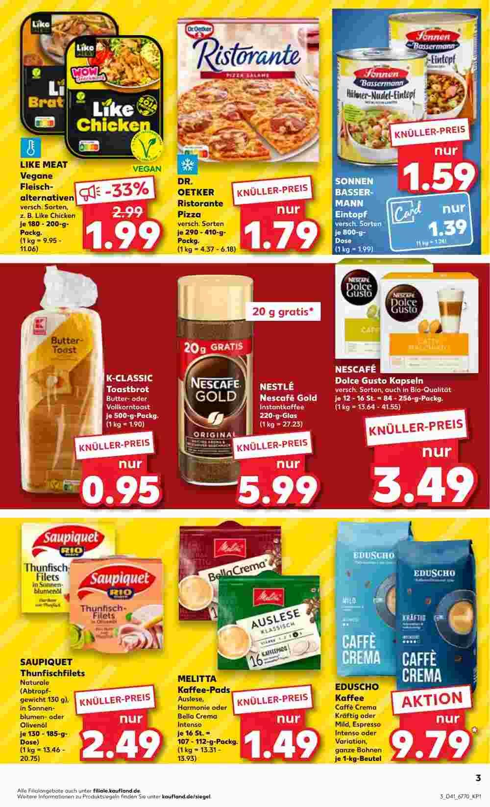 Kaufland Prospekt (ab 12.10.2023) zum Blättern - Seite 3