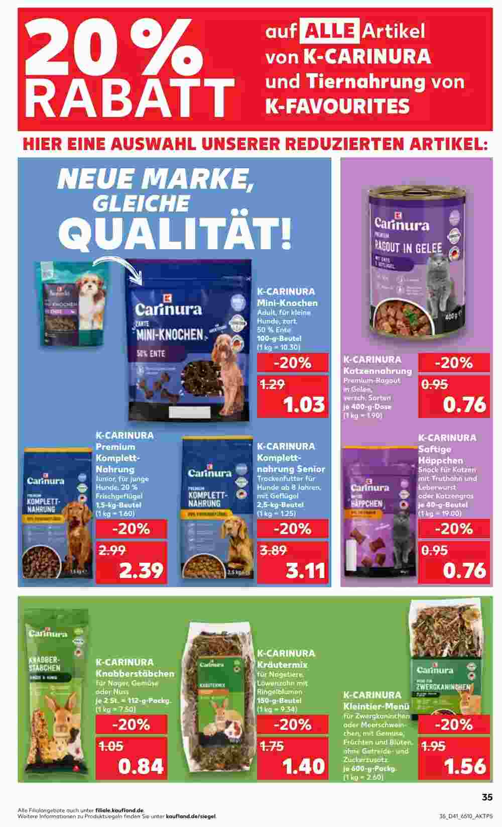 Kaufland Prospekt (ab 12.10.2023) zum Blättern - Seite 35