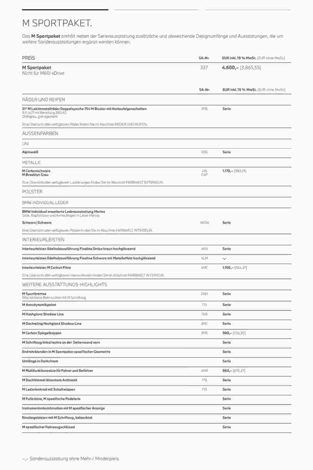 BMW Prospekt (ab 13.10.2023) zum Blättern - Seite 7