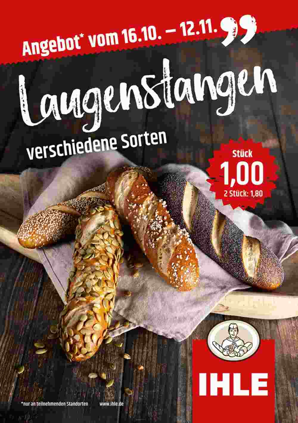 Landbäckerei Ihle Prospekt (ab 15.10.2023) zum Blättern - Seite 1