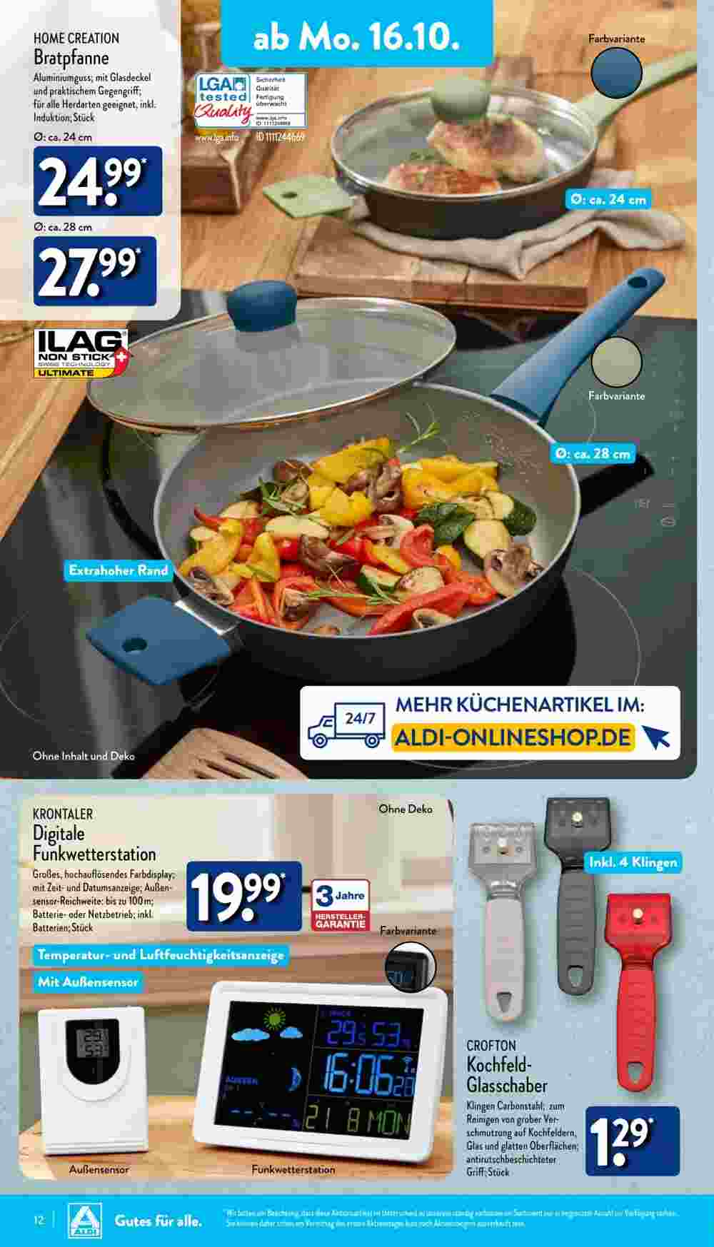 Aldi Nord Prospekt (ab 16.10.2023) zum Blättern - Seite 12