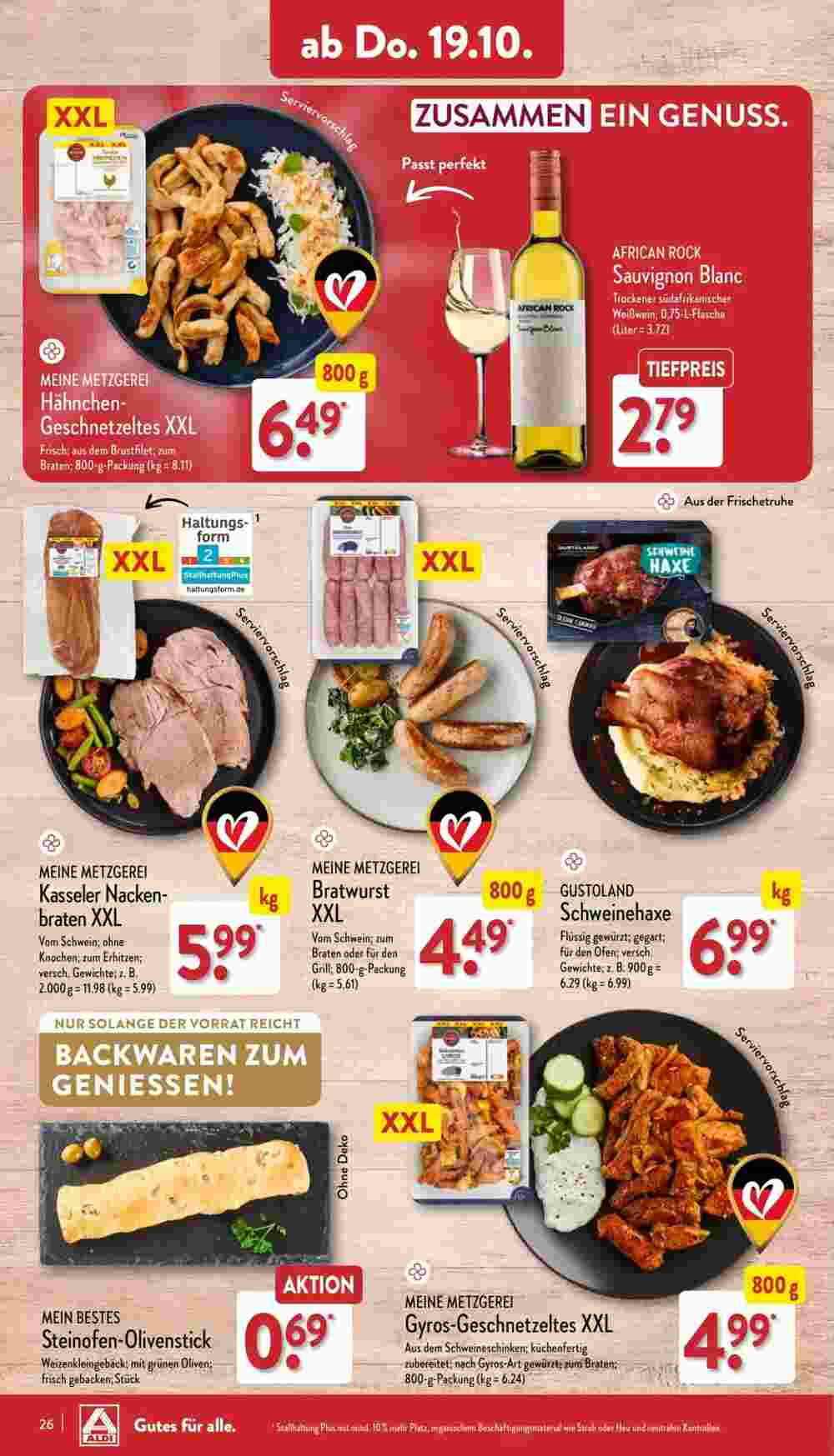 Aldi Nord Prospekt (ab 16.10.2023) zum Blättern - Seite 26