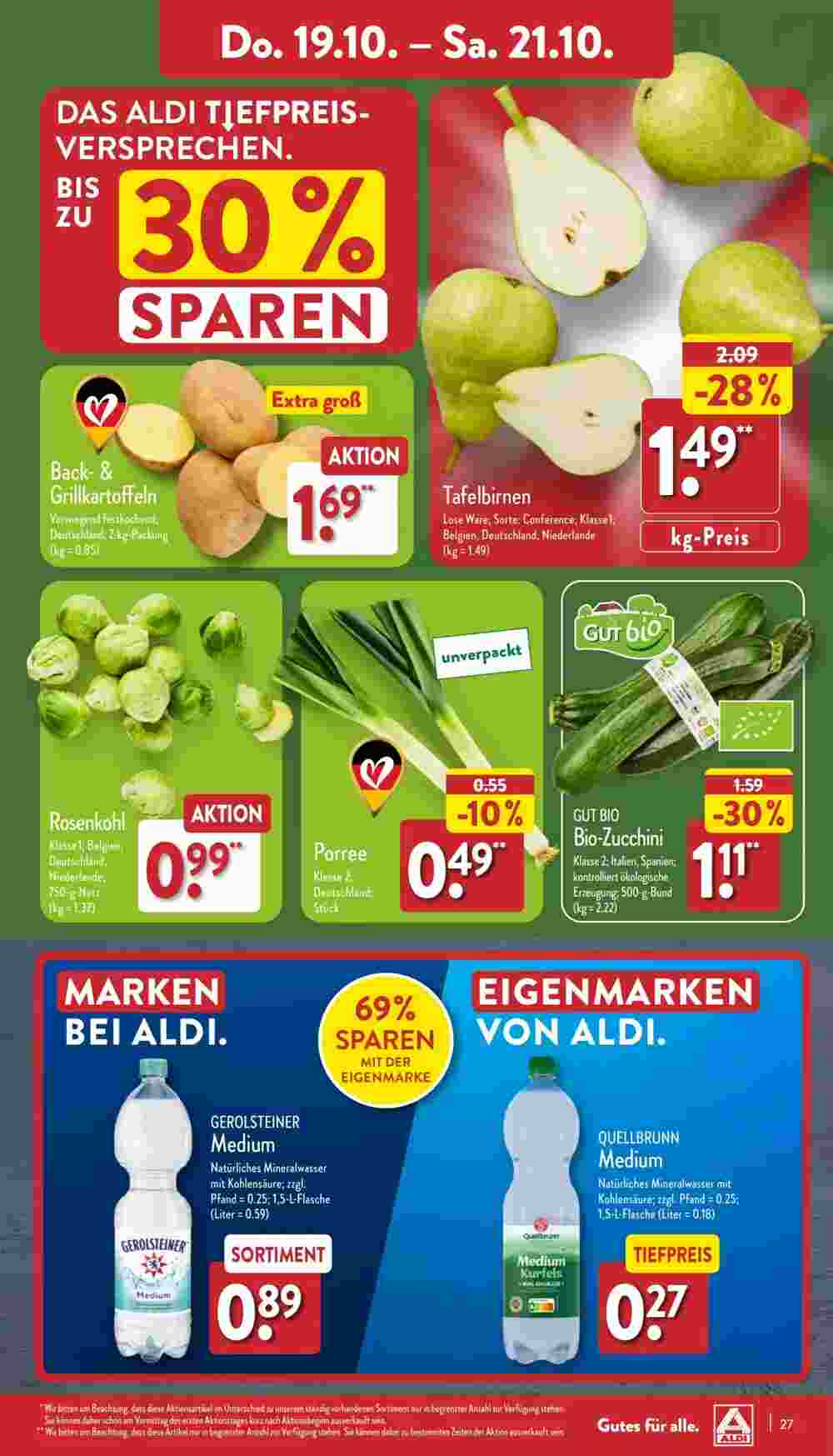 Aldi Nord Prospekt (ab 16.10.2023) zum Blättern - Seite 27