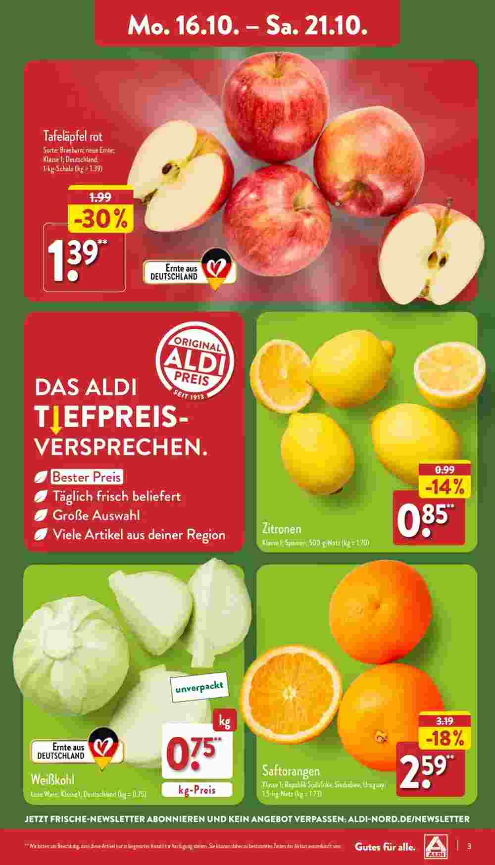 Aldi Nord Prospekt (ab 16.10.2023) zum Blättern - Seite 3