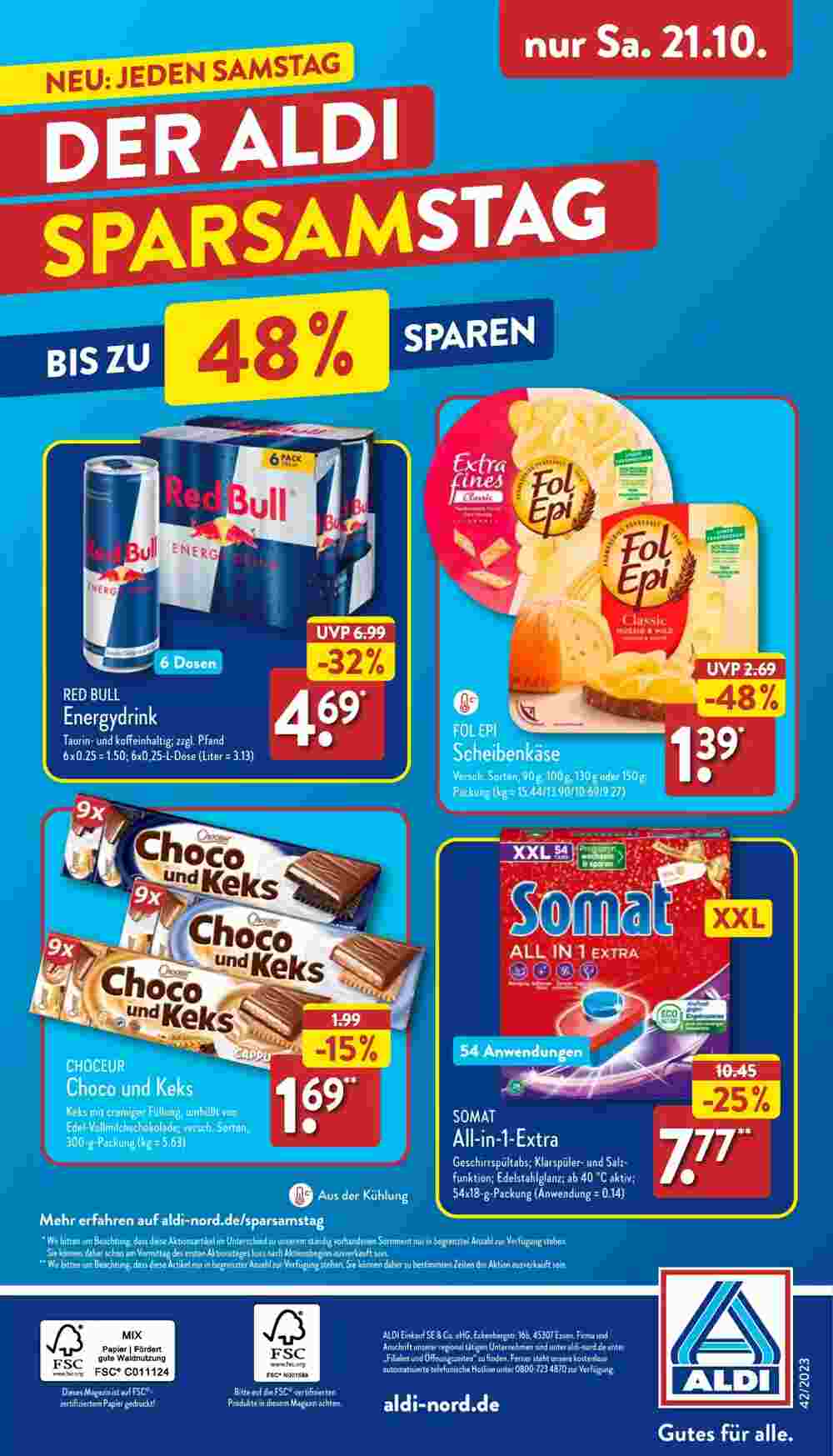 Aldi Nord Prospekt (ab 16.10.2023) zum Blättern - Seite 36