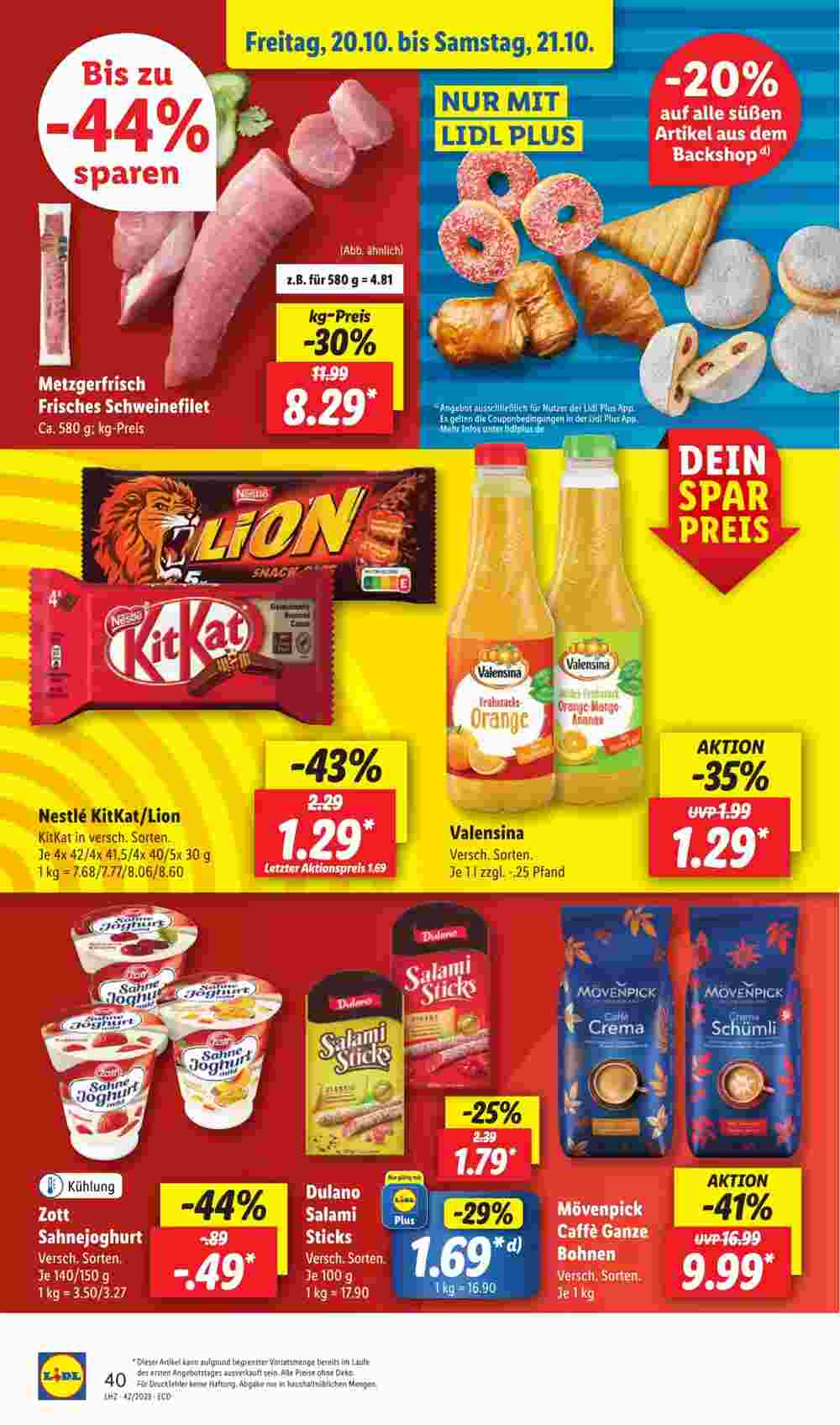 Lidl Prospekt (ab 16.10.2023) zum Blättern - Seite 52