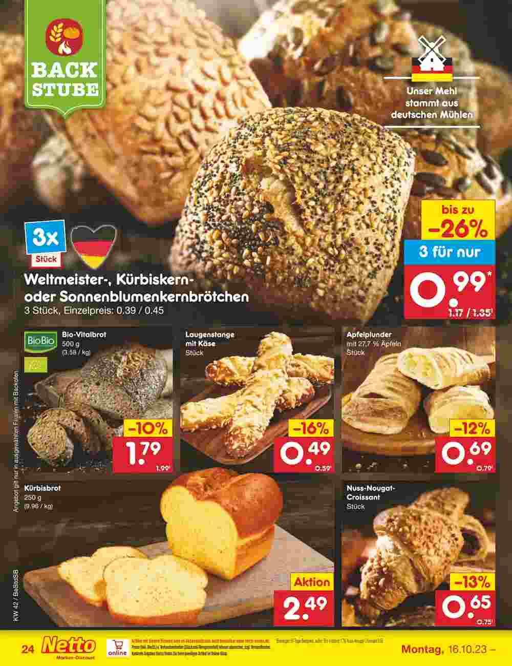 Netto Marken-Discount Prospekt (ab 16.10.2023) zum Blättern - Seite 26