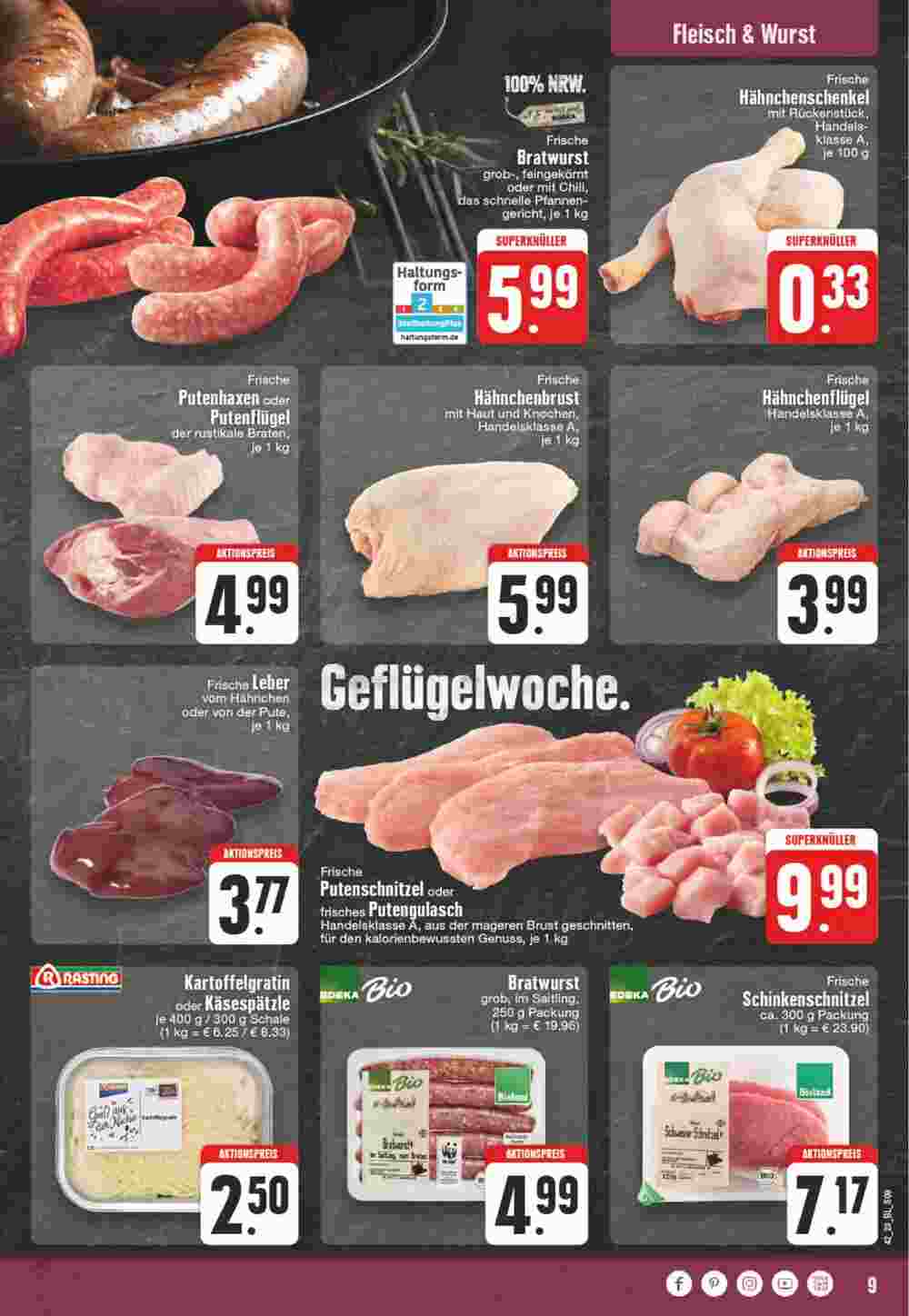 Edeka Wegner Prospekt (ab 16.10.2023) zum Blättern - Seite 9