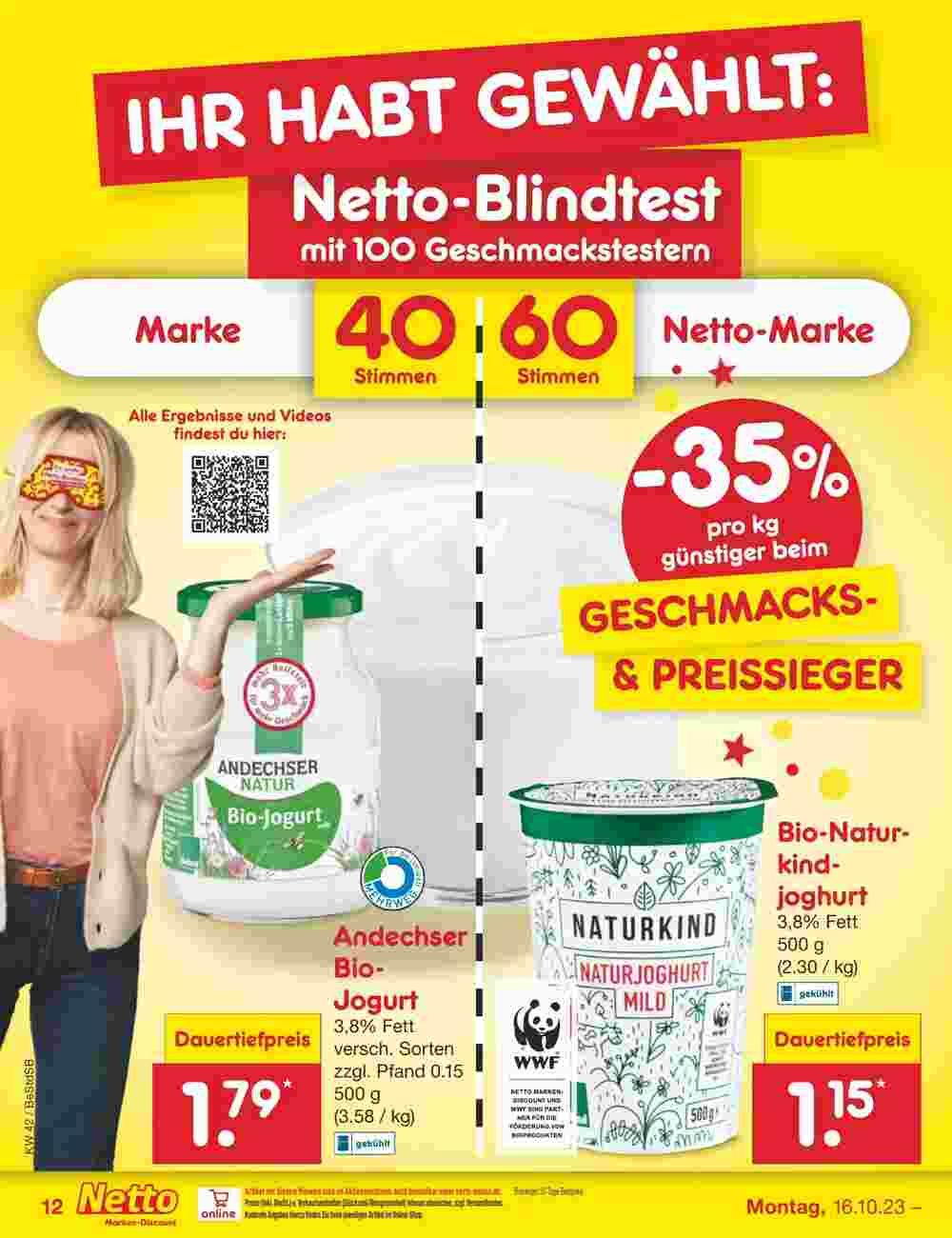 Netto Marken-Discount Prospekt (ab 16.10.2023) zum Blättern - Seite 14