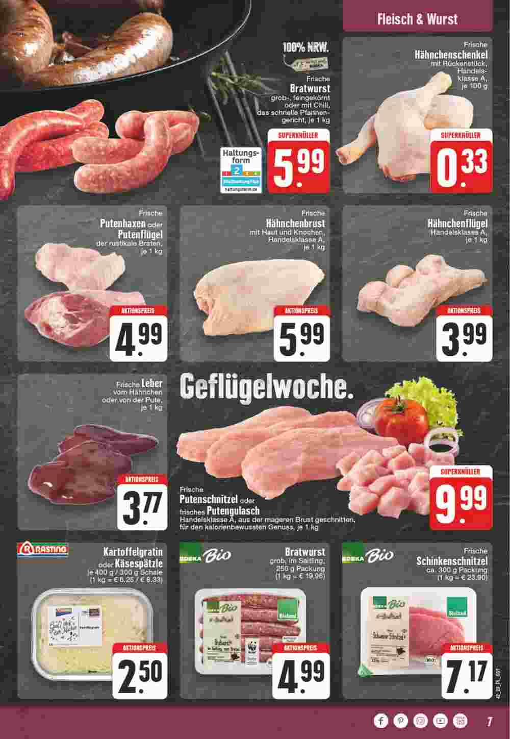 EDEKA Vogl Prospekt (ab 16.10.2023) zum Blättern - Seite 7