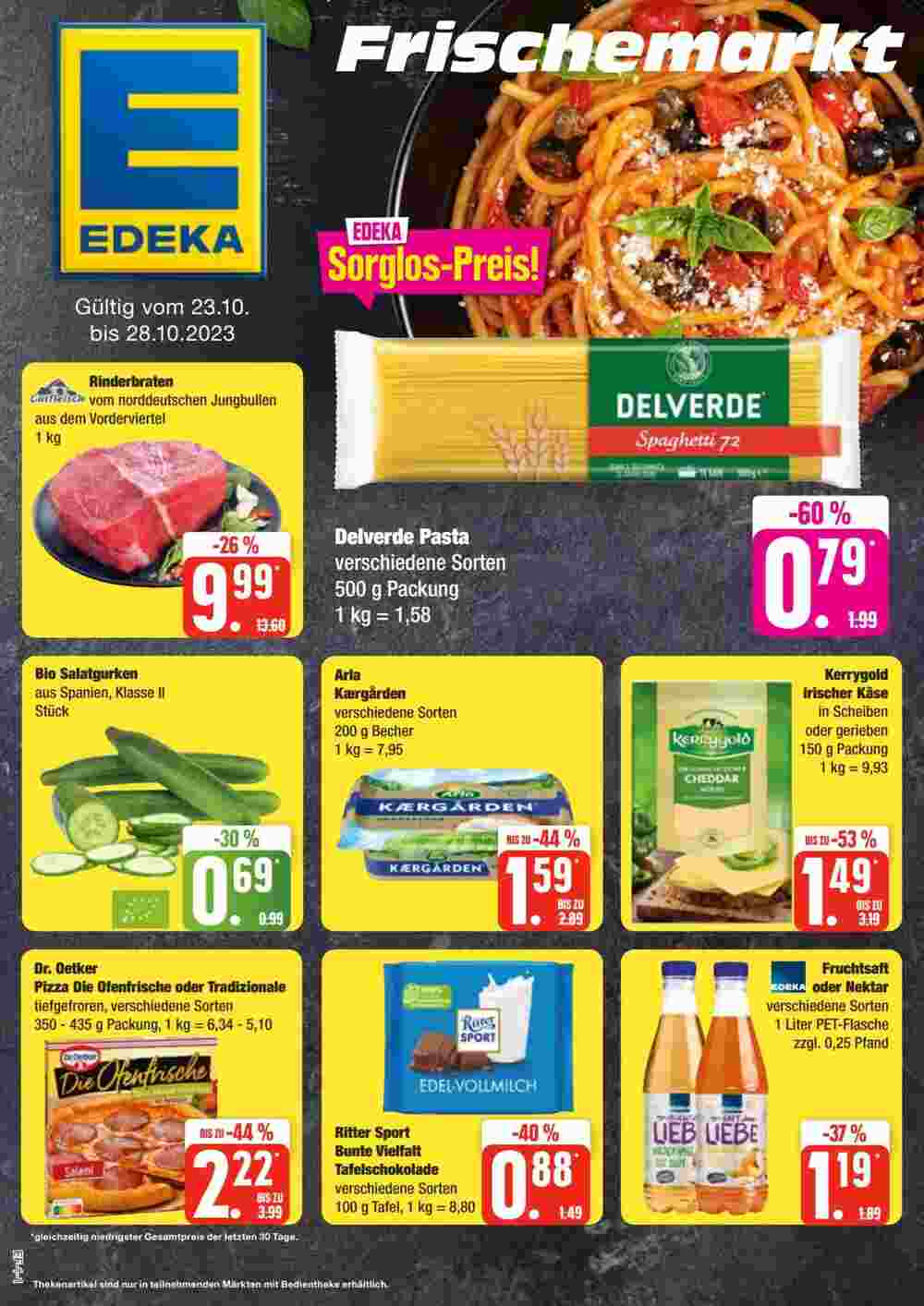 Edeka Frischemarkt Prospekt (ab 22.10.2023) zum Blättern - Seite 1