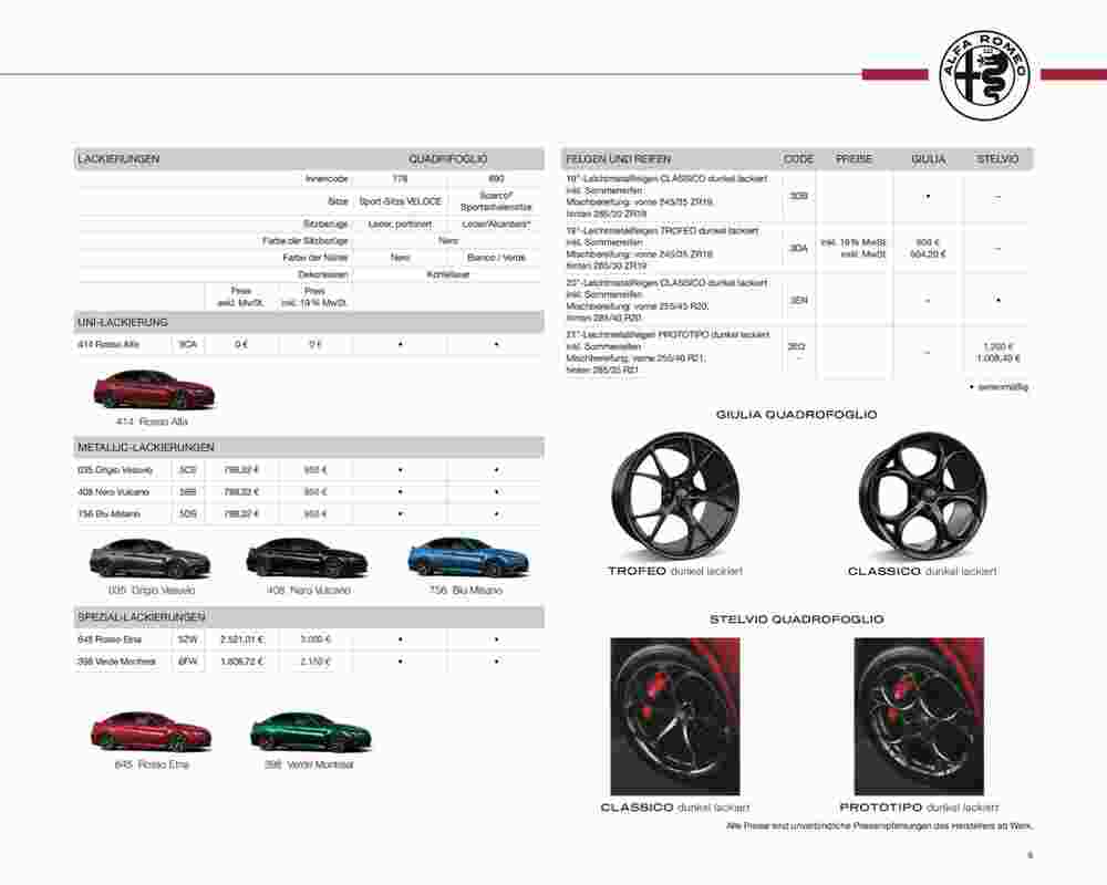 Alfa Romeo Prospekt (ab 23.10.2023) zum Blättern - Seite 9