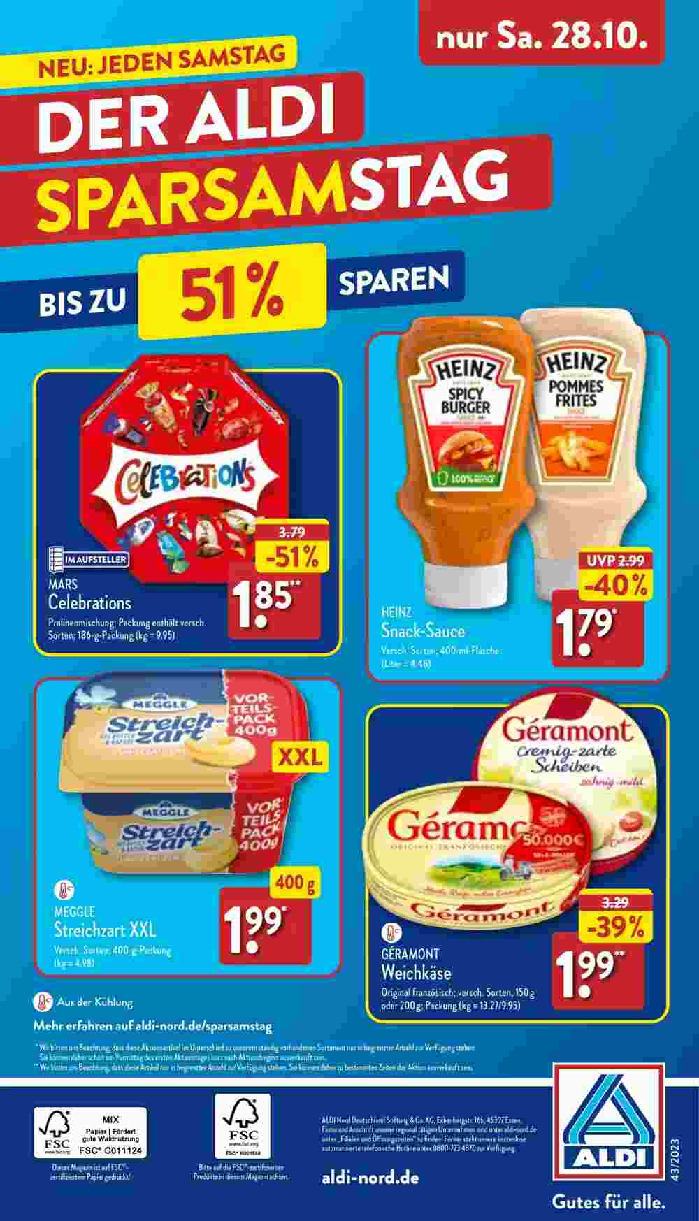 Aldi Nord Prospekt (ab 23.10.2023) zum Blättern - Seite 45