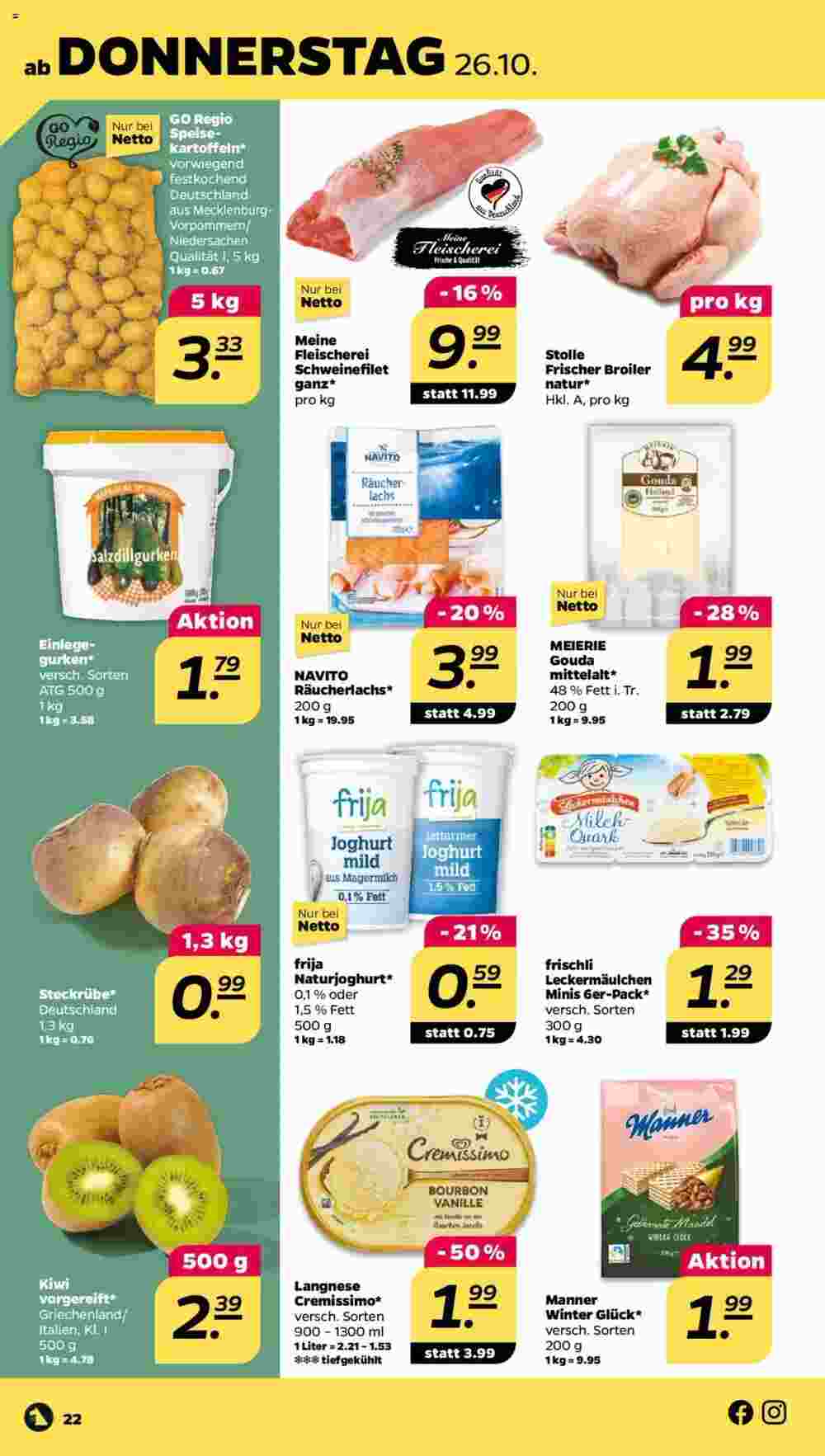 NETTO Prospekt (ab 23.10.2023) zum Blättern - Seite 22