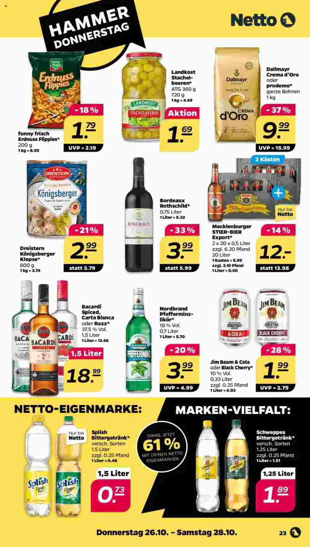 NETTO Prospekt (ab 23.10.2023) zum Blättern - Seite 23