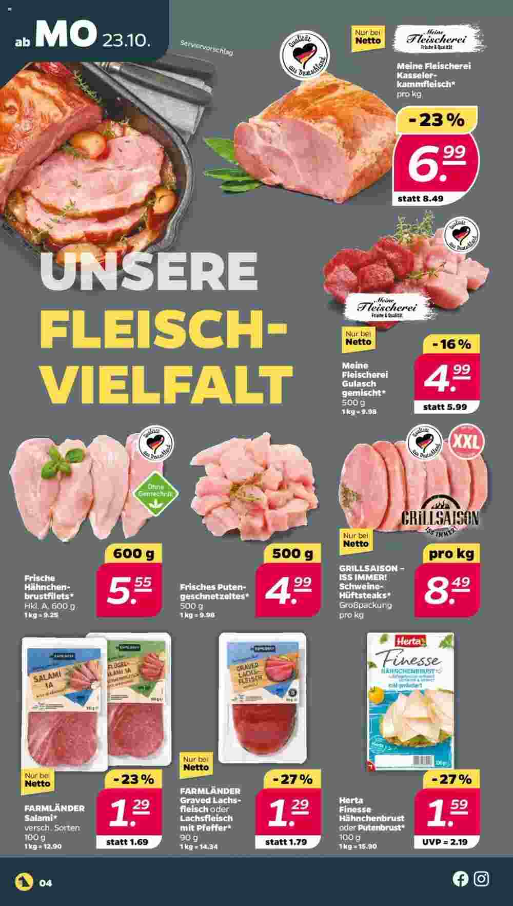 NETTO Prospekt (ab 23.10.2023) zum Blättern - Seite 4