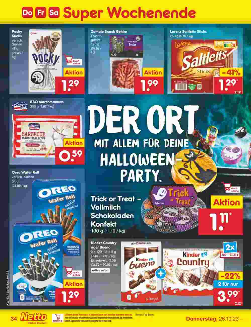 Netto Marken-Discount Prospekt (ab 23.10.2023) zum Blättern - Seite 36