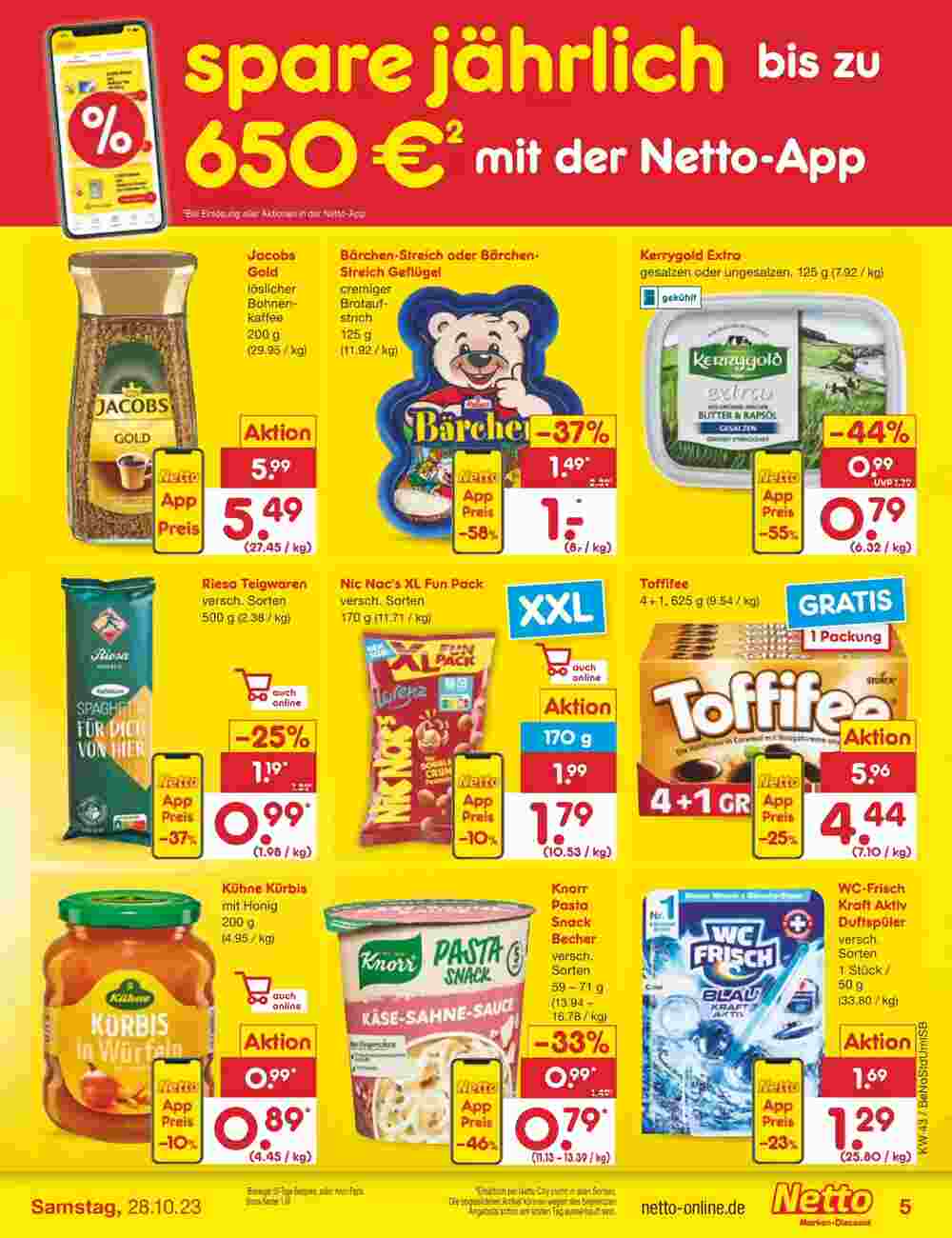 Netto Marken-Discount Prospekt (ab 23.10.2023) zum Blättern - Seite 5