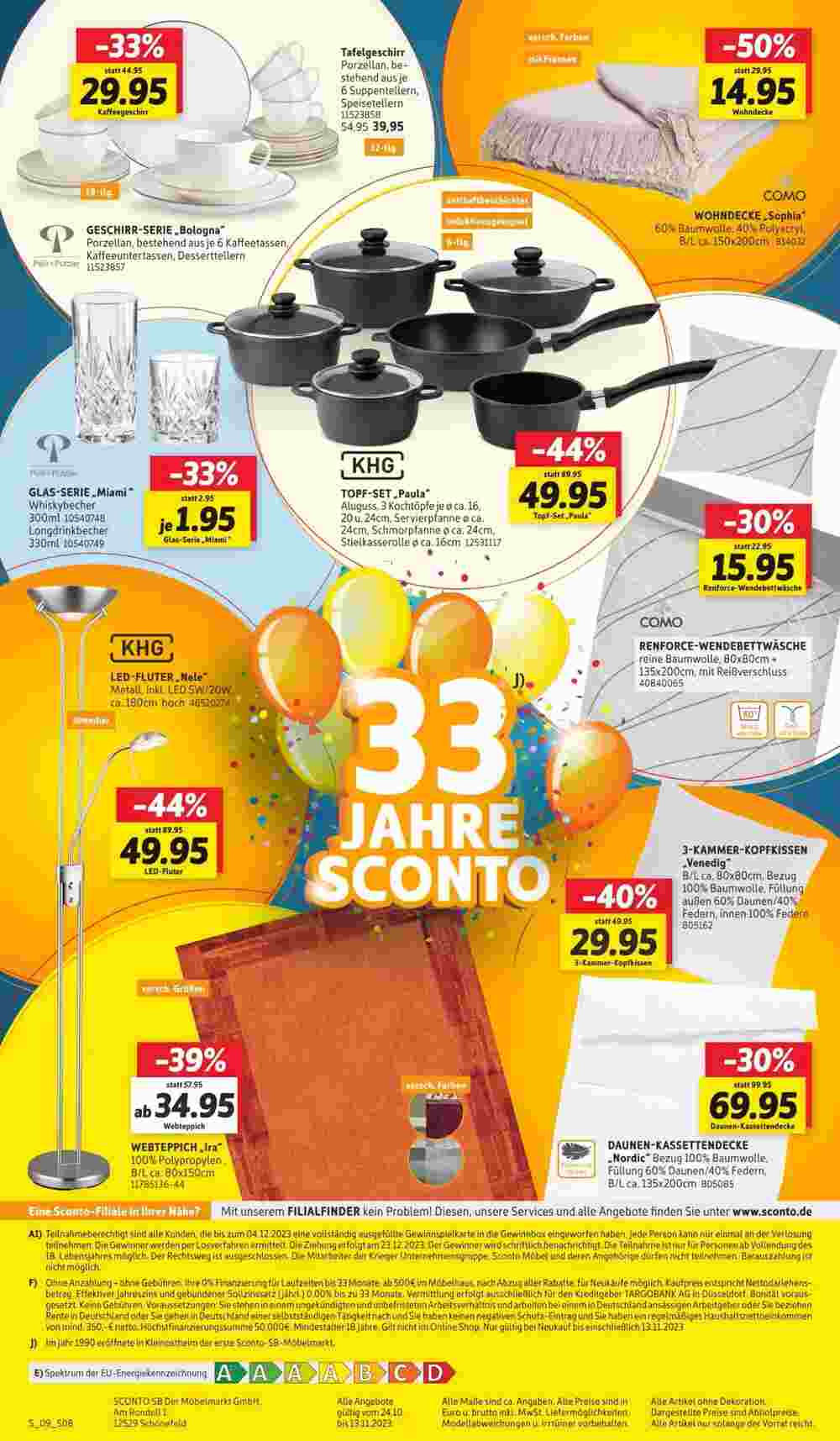 SCONTO Prospekt (ab 23.10.2023) zum Blättern - Seite 8