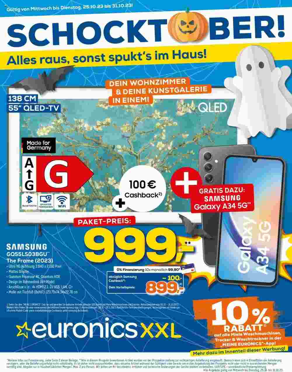 Euronics Prospekt (ab 25.10.2023) zum Blättern - Seite 1