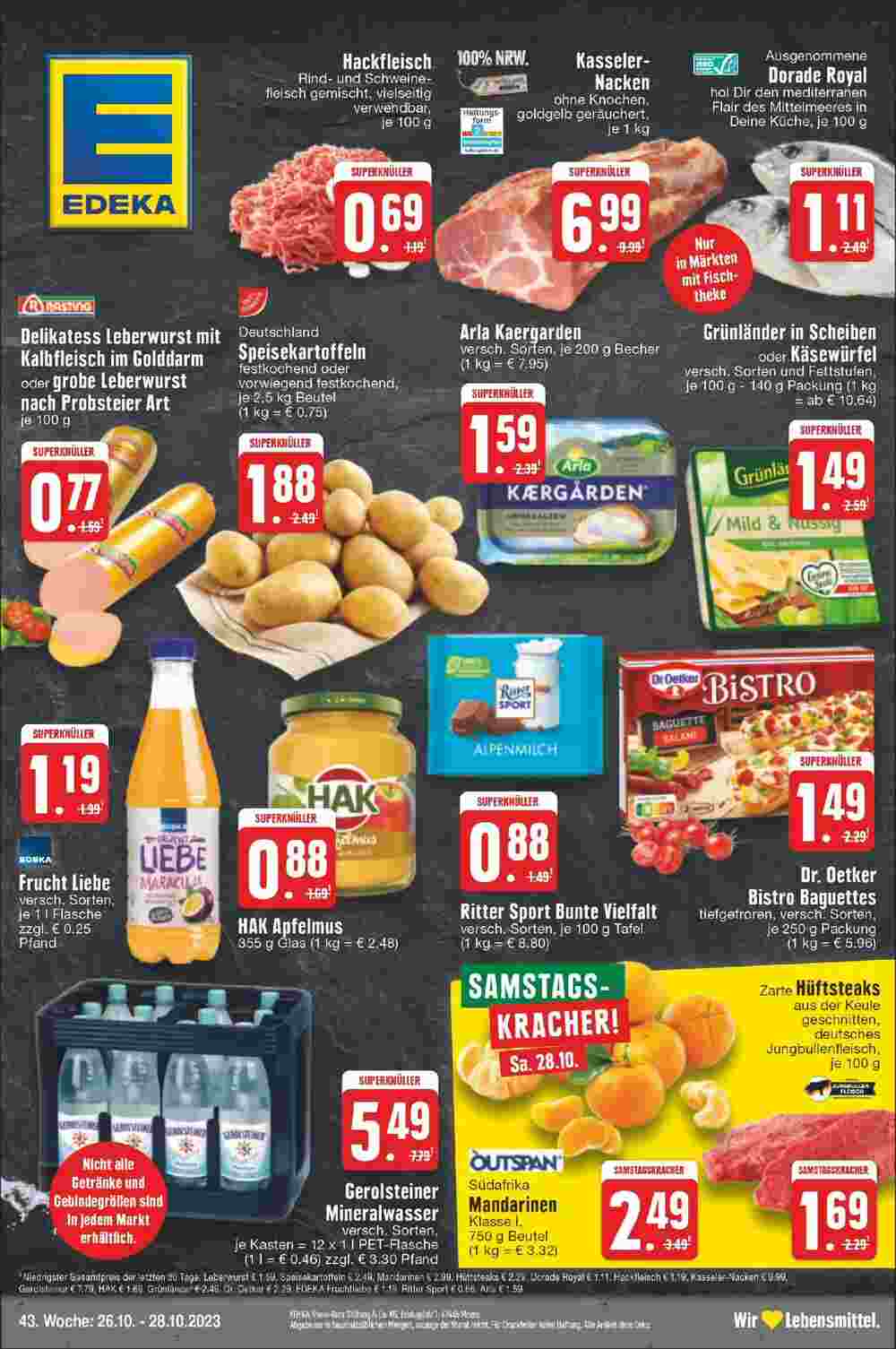 Edeka Prospekt (ab 25.10.2023) zum Blättern - Seite 1