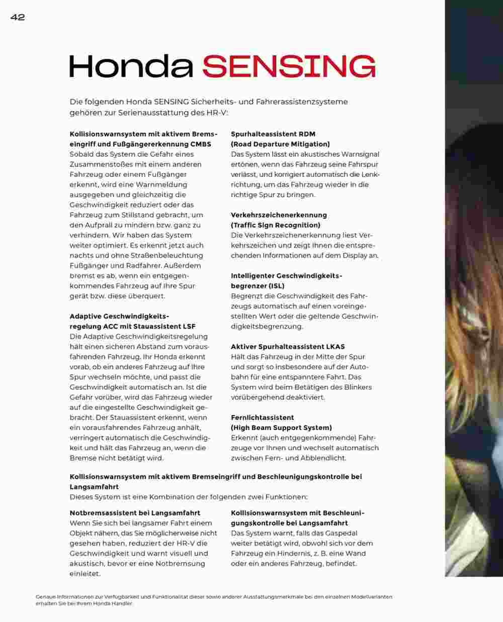 Honda Prospekt (ab 26.10.2023) zum Blättern - Seite 42
