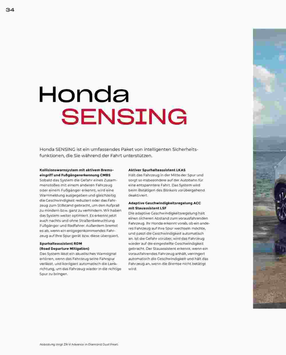 Honda Prospekt (ab 26.10.2023) zum Blättern - Seite 34