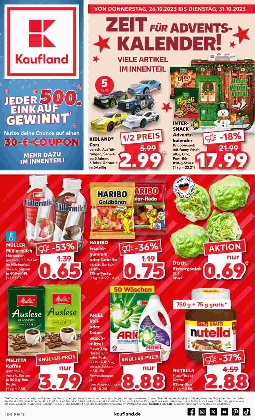 Kaufland Prospekt (ab 26.10.2023) zum Blättern - Seite 1