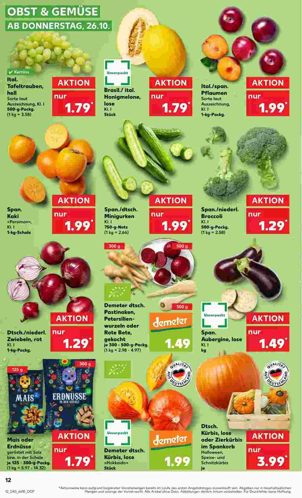 Kaufland Prospekt (ab 26.10.2023) zum Blättern - Seite 12