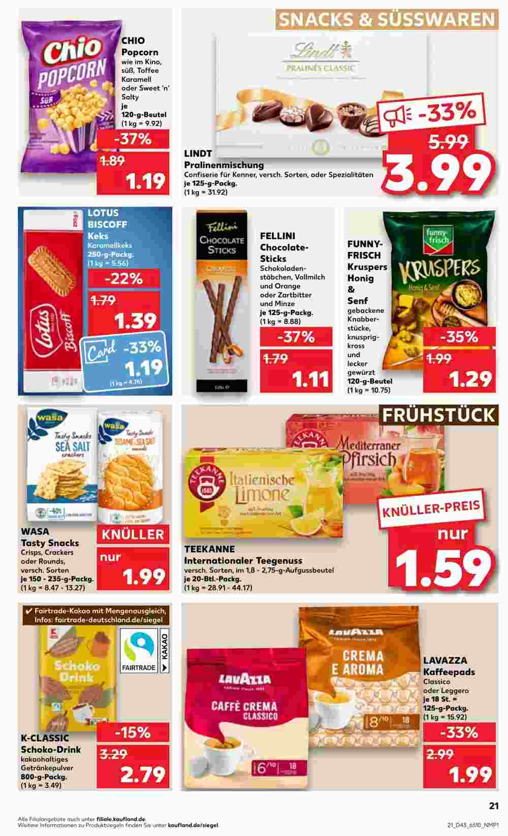 Kaufland Prospekt (ab 26.10.2023) zum Blättern - Seite 21