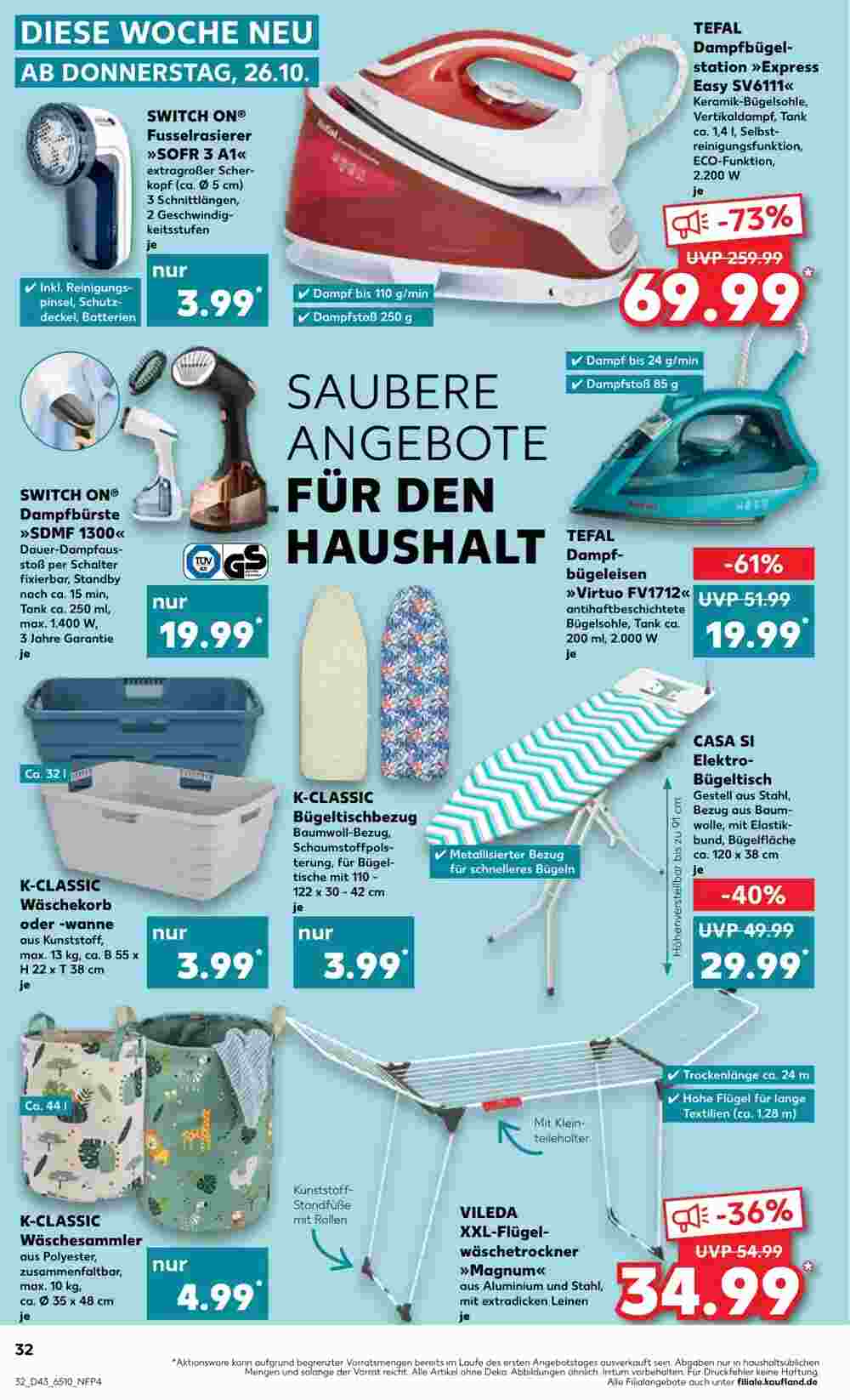 Kaufland Prospekt (ab 26.10.2023) zum Blättern - Seite 32