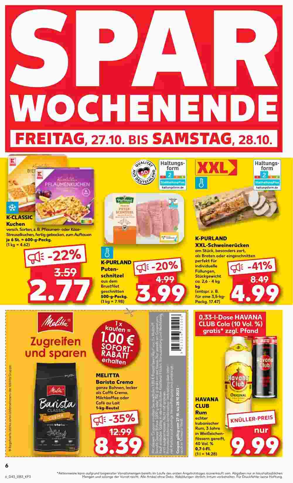 Kaufland Prospekt (ab 26.10.2023) zum Blättern - Seite 6