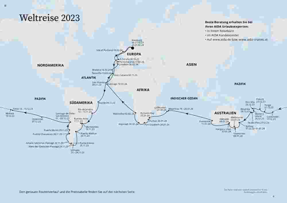 Aida Cruises Prospekt (ab 27.10.2023) zum Blättern - Seite 4