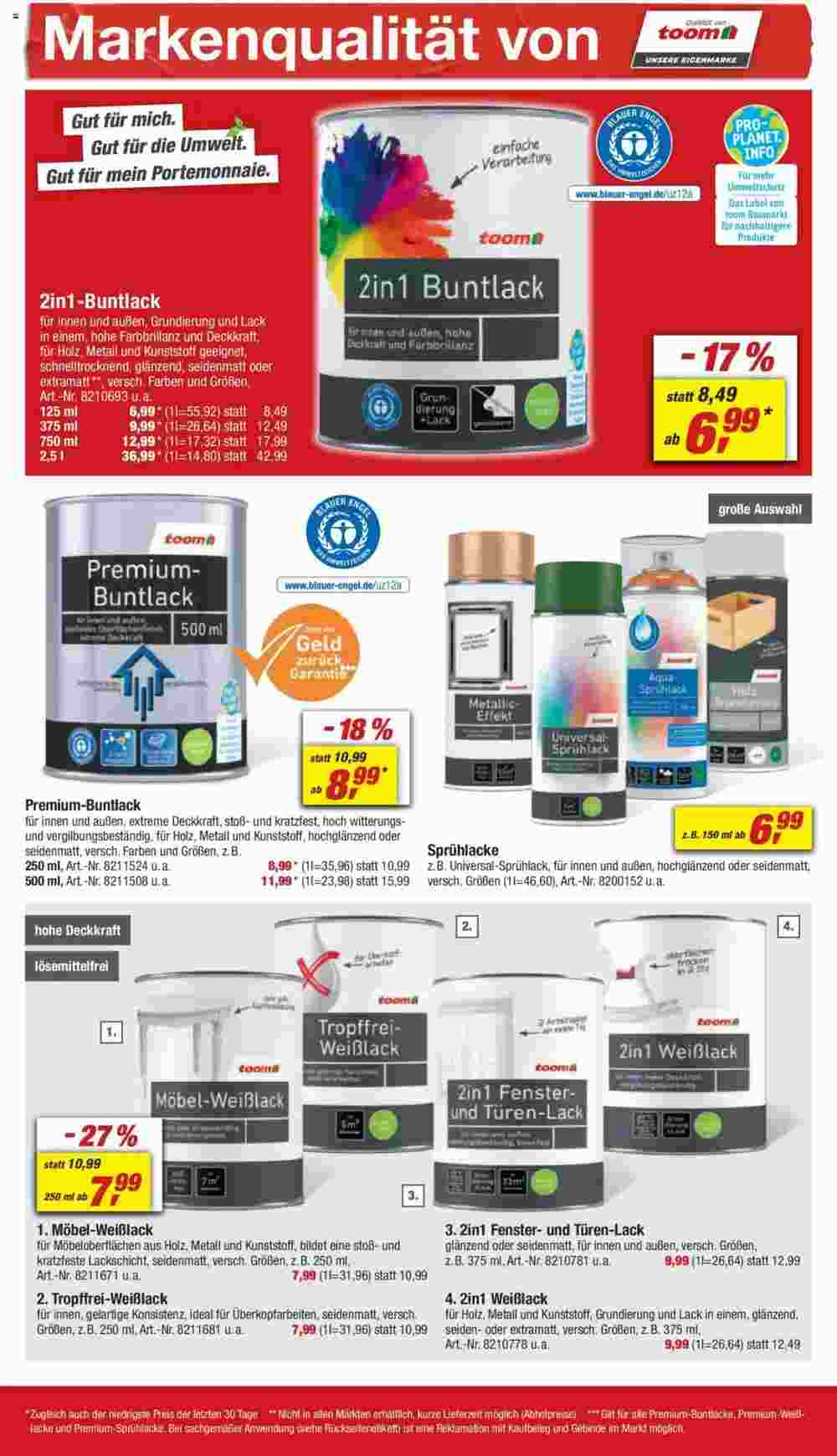 toom Baumarkt Prospekt (ab 28.10.2023) zum Blättern - Seite 10