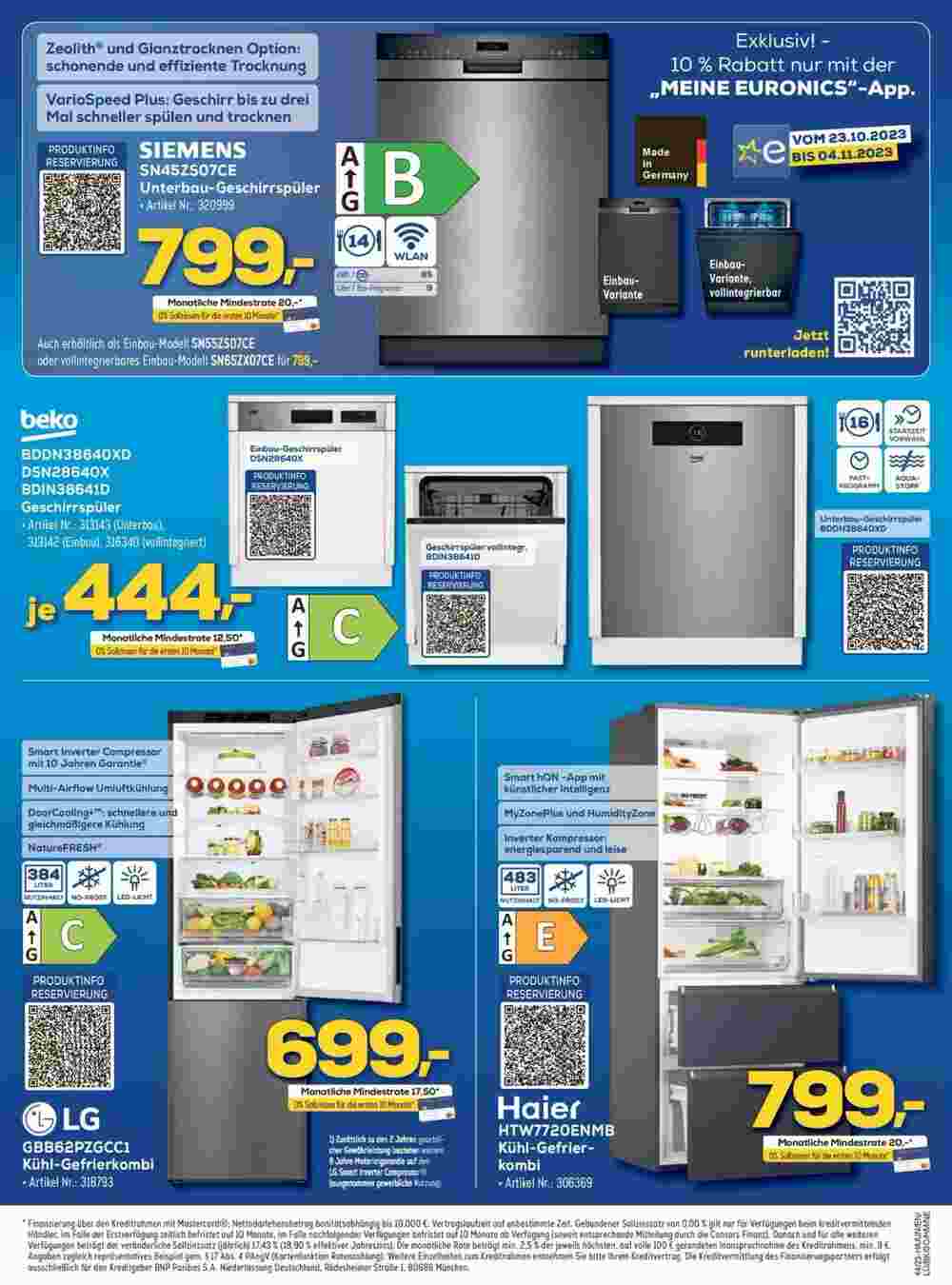 Euronics Prospekt (ab 28.10.2023) zum Blättern - Seite 10